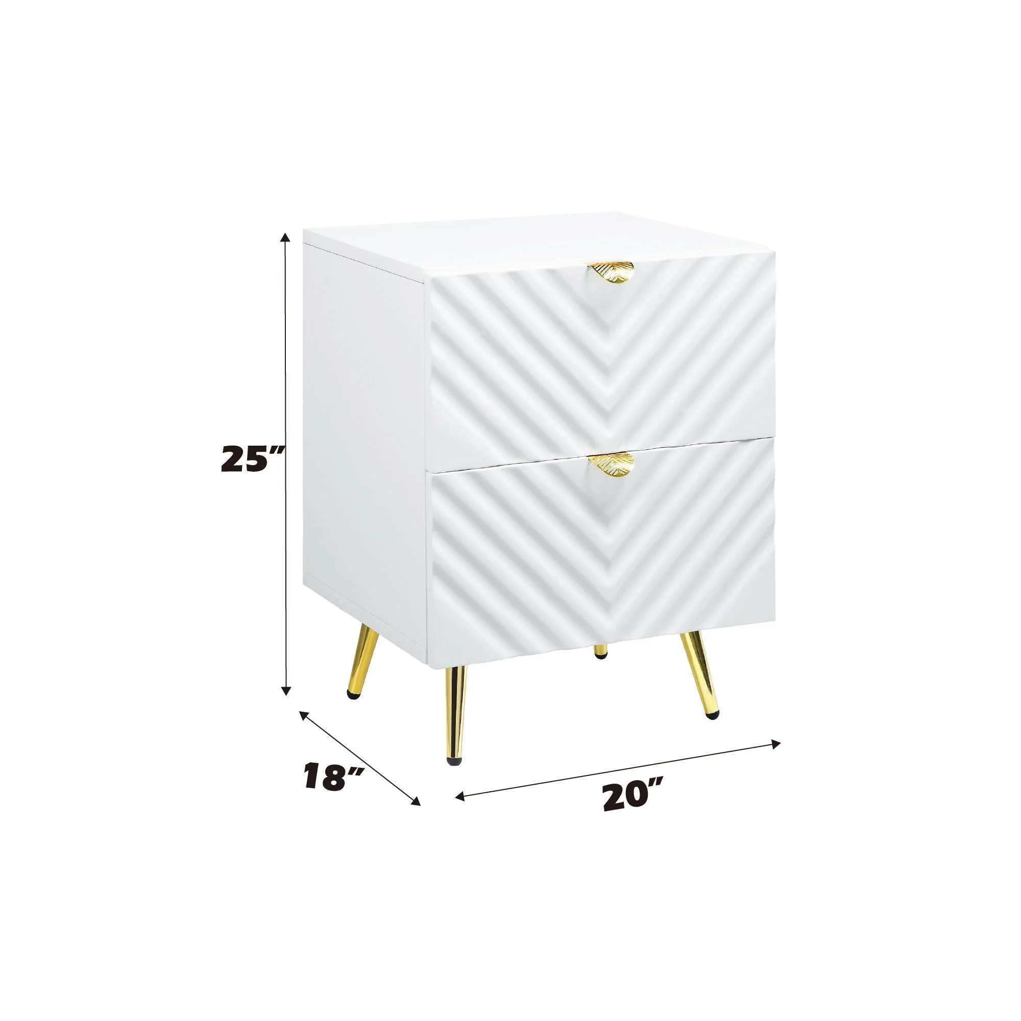 Gaines - High Gloss Nightstand - Image 8