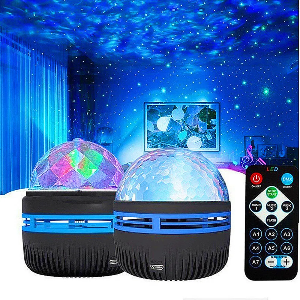 Galaxy Projector Aurora Star Light with Remote RGB 360° LED Night Light USB - Image 12