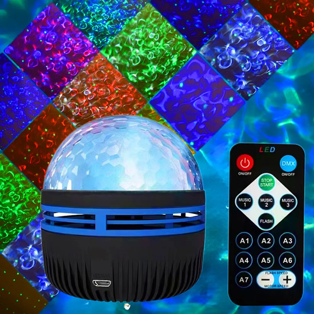 Galaxy Projector Aurora Star Light with Remote RGB 360° LED Night Light USB - Image 2