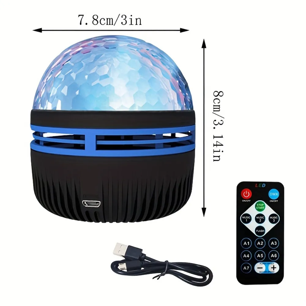 Galaxy Projector Aurora Star Light with Remote RGB 360° LED Night Light USB - Image 6