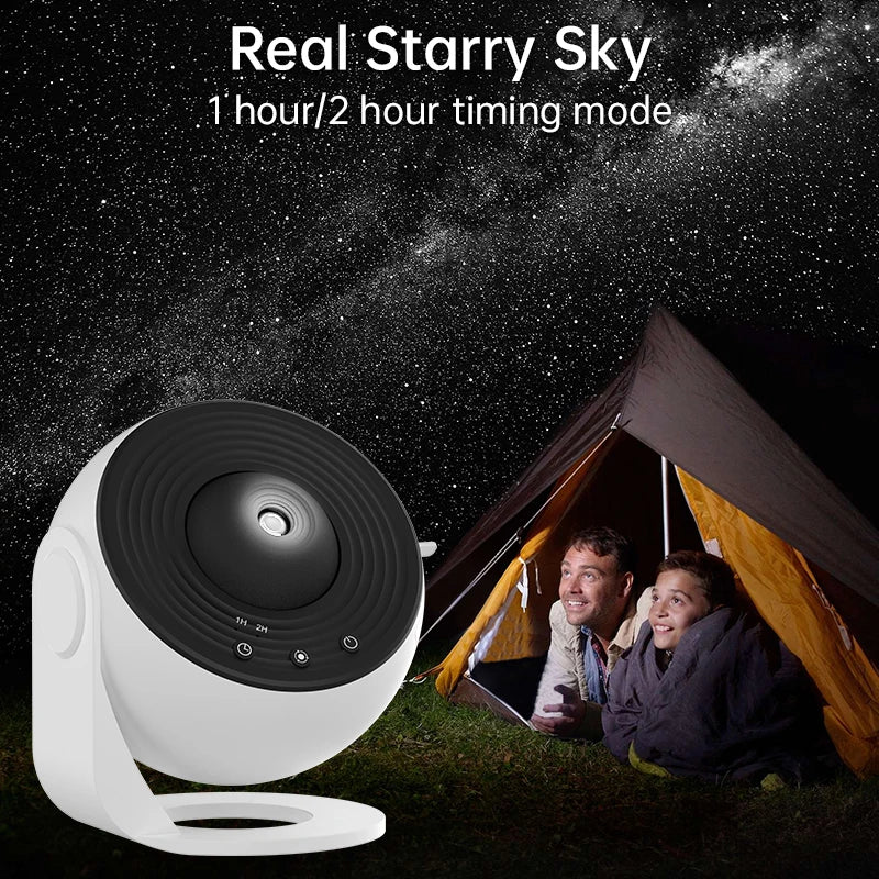 Galaxy Projector Starry Sky Night Light 360° Rotating Planetarium Lamp for Kids - Image 4