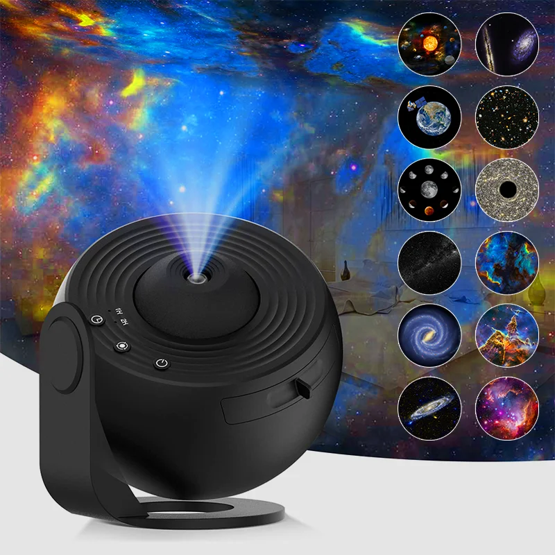 Galaxy Projector Starry Sky Night Light 360° Rotating Planetarium Lamp for Kids - Image 7