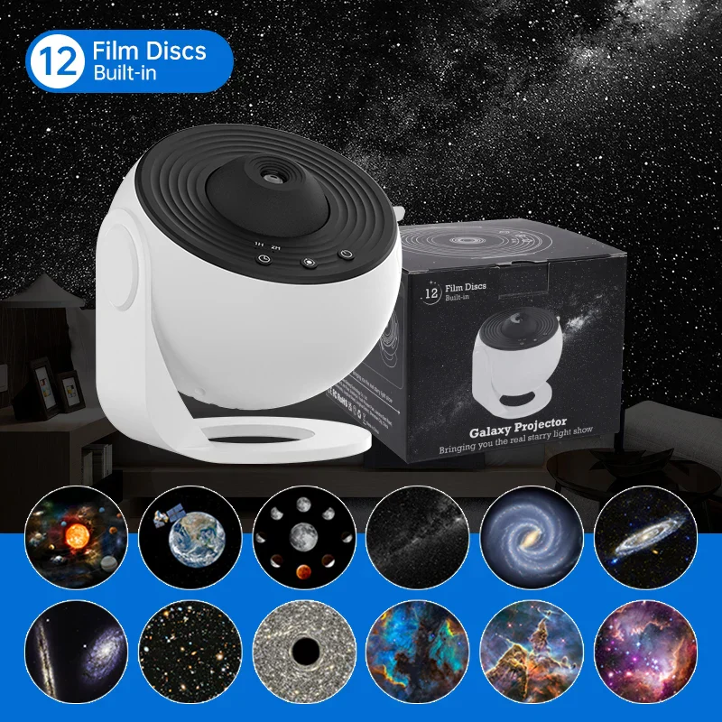 Galaxy Projector Starry Sky Night Light 360° Rotating Planetarium Lamp for Kids - Image 8