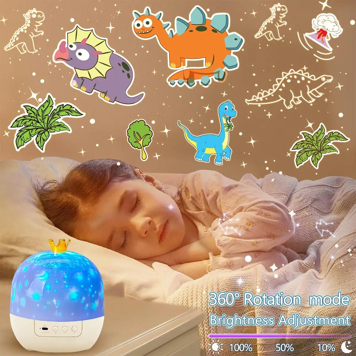 Galaxy Star Projector 21-in-1 Multicolor Dimmable LED Night Light for Kids Bedroom - Image 6