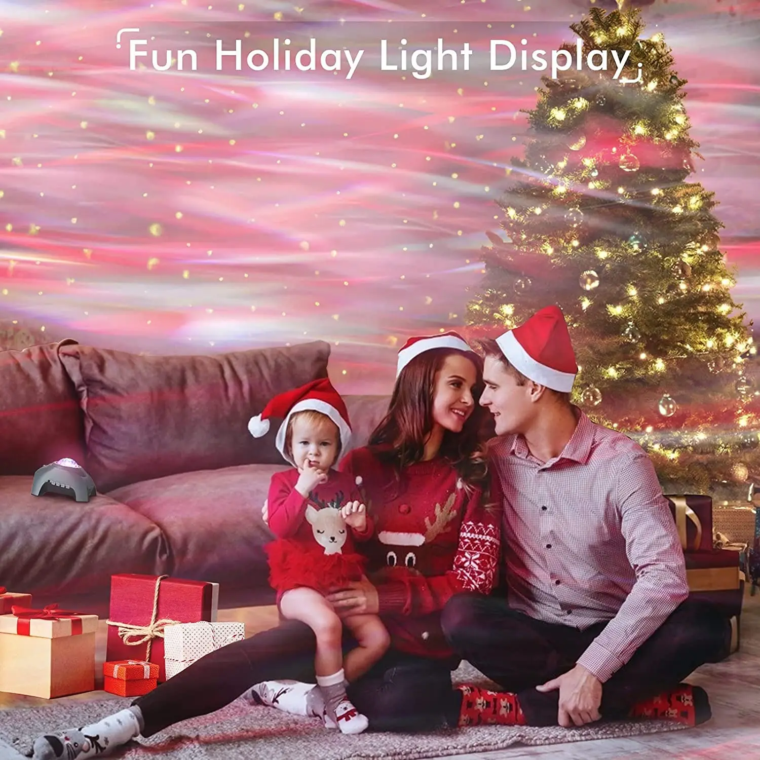 Galaxy Star Projector with Aurora Lights Bluetooth Speaker for Bedroom Sleep Aid - Image 6