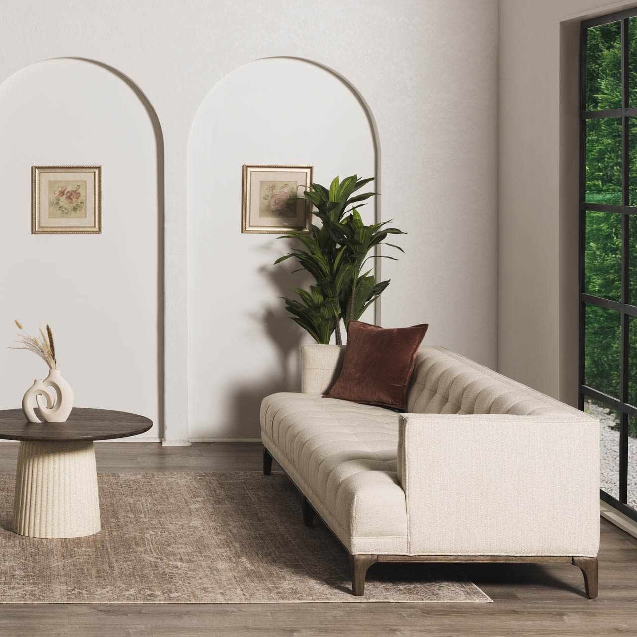 Galey Alix Collins Avenue VI Vintage Medallion Rug - Image 11