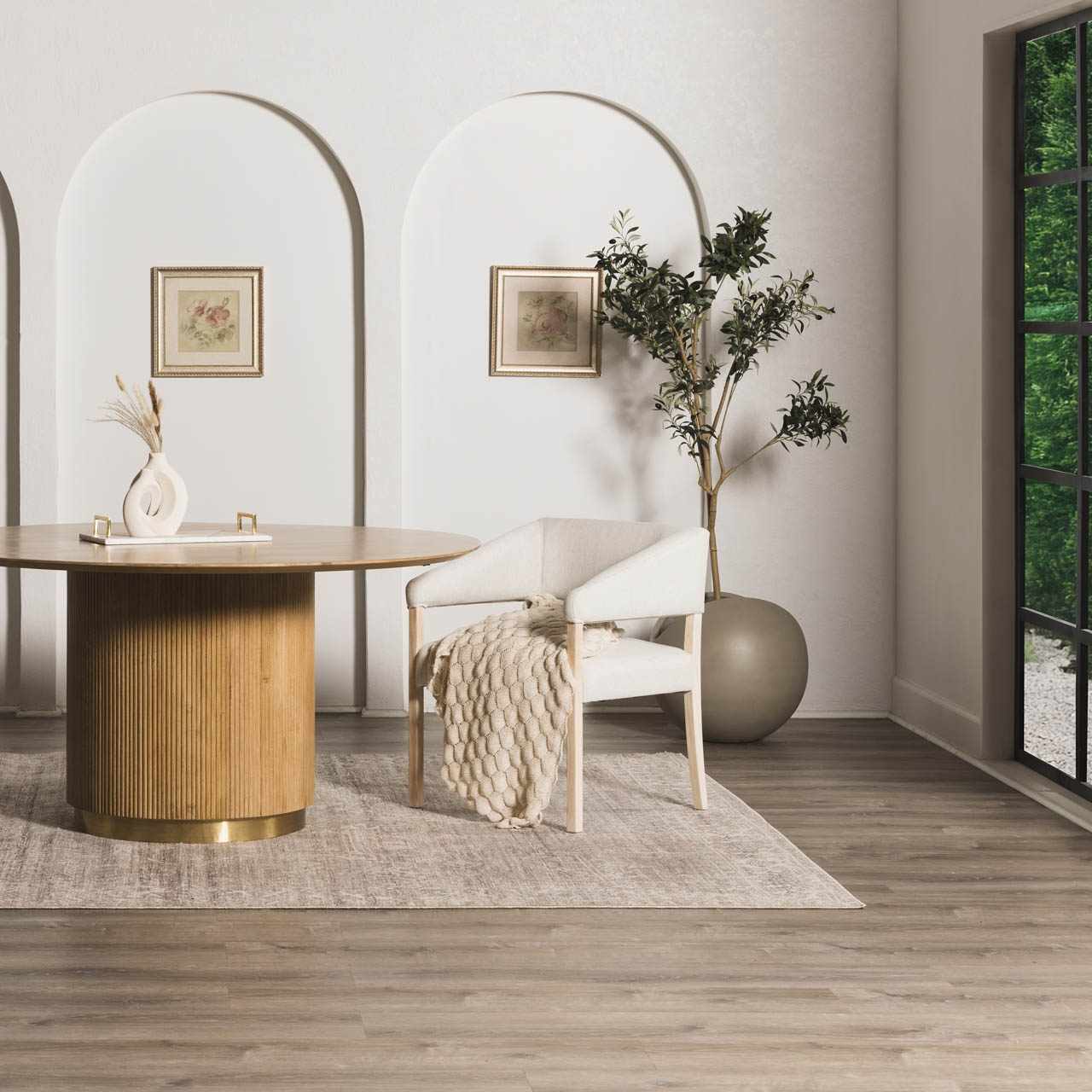 Galey Alix Collins Avenue VIII Vintage Medallion Rug - Image 9