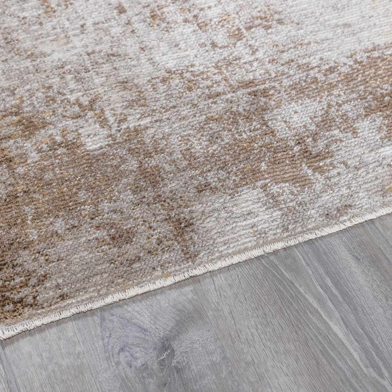Galey Alix x Livabliss Abstract Modern Marble Cream/Dark Brown Myrtle Avenue IV Area Rug - Image 8