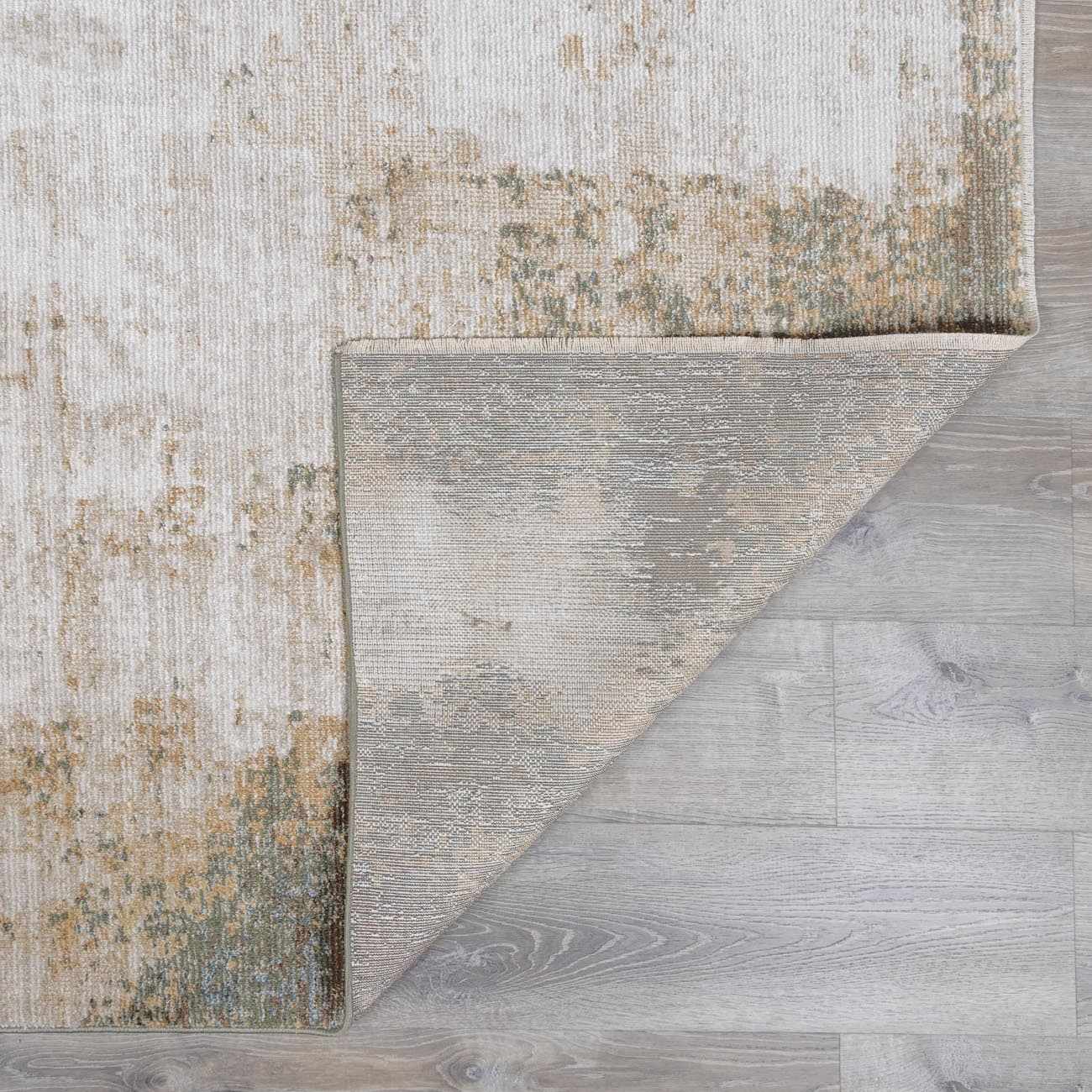 Galey Alix x Livabliss Abstract Modern Marble Cream Myrtle Avenue III Area Rug - Image 4