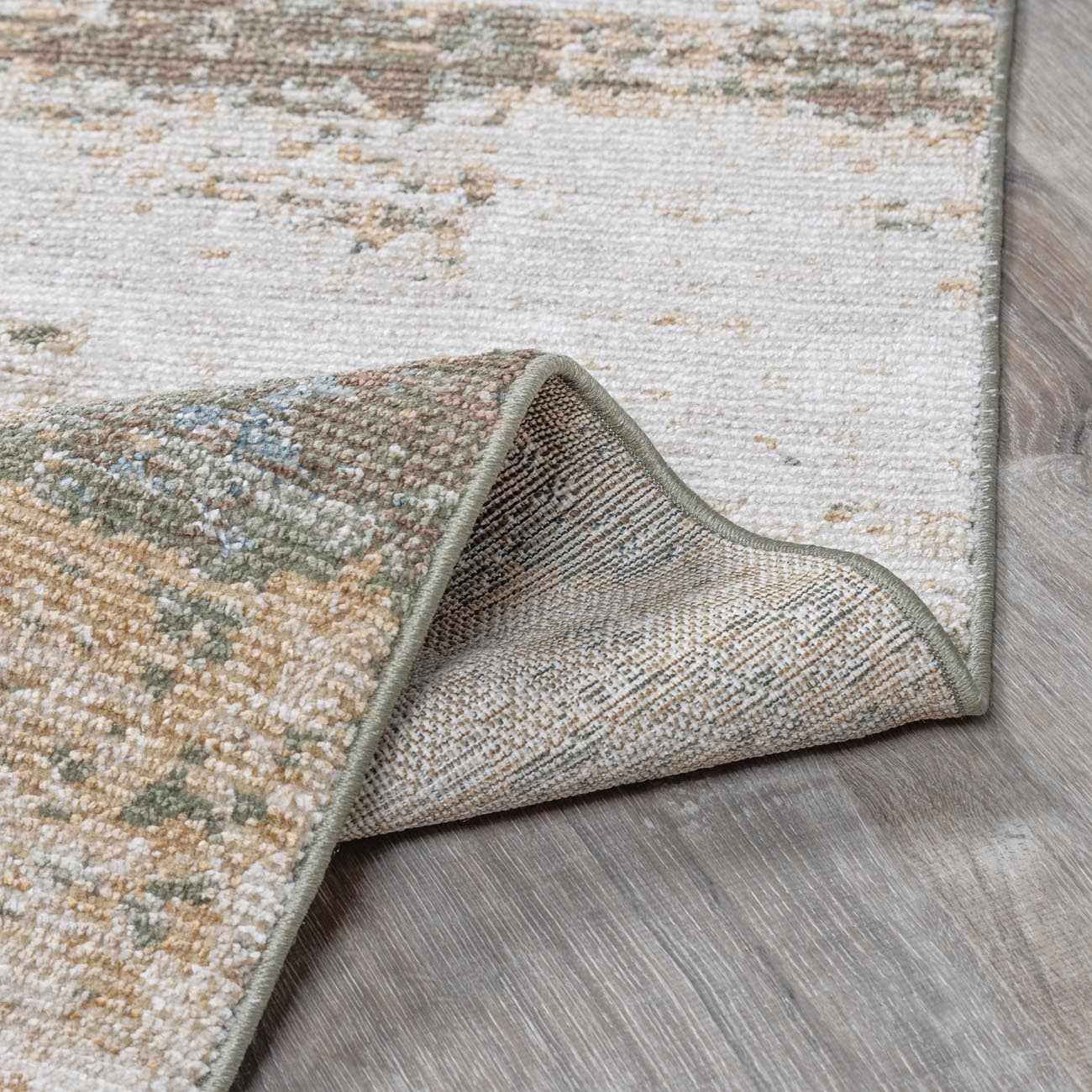 Galey Alix x Livabliss Abstract Modern Marble Cream Myrtle Avenue III Area Rug - Image 5