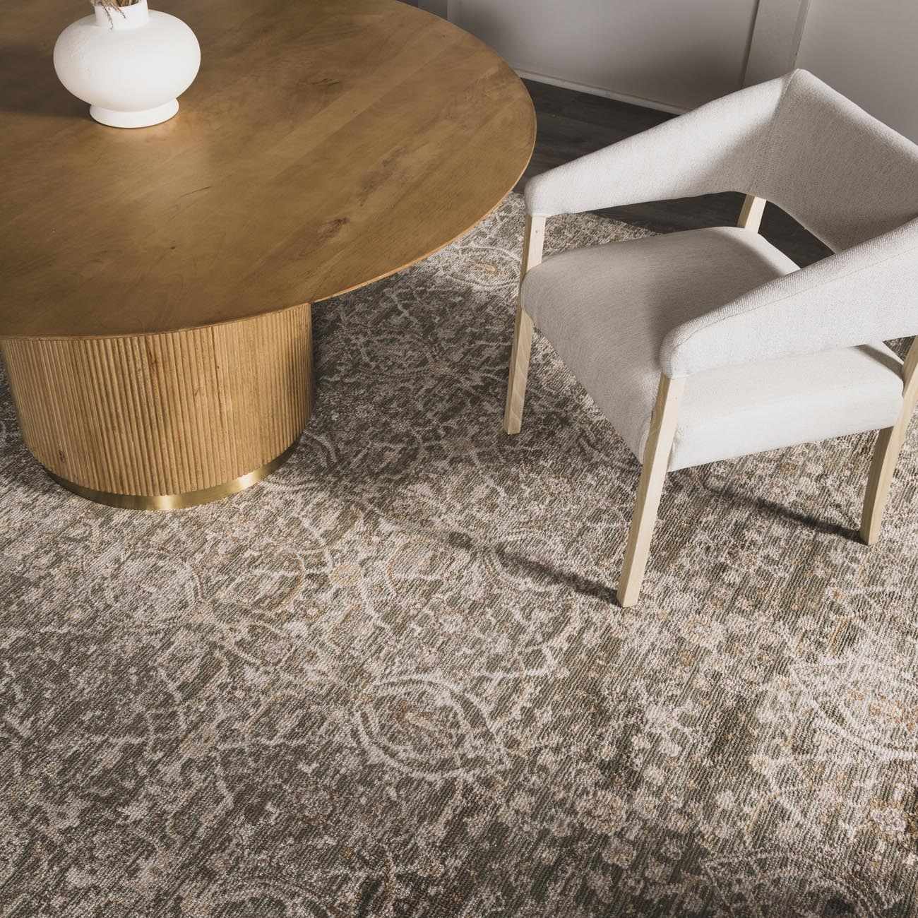 Galey Alix x Livabliss Vintage Oriental Boho Olive/Medium Brown Myrtle Avenue VI Area Rug - Image 10