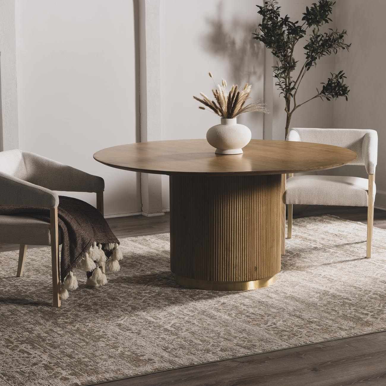 Galey Alix x Livabliss Vintage Oriental Boho Olive/Medium Brown Myrtle Avenue VI Area Rug - Image 3
