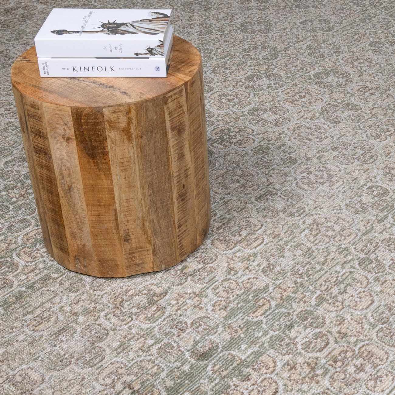 Galey Alix x Livabliss Vintage Oriental Boho Olive Myrtle Avenue II Area Rug - Image 11