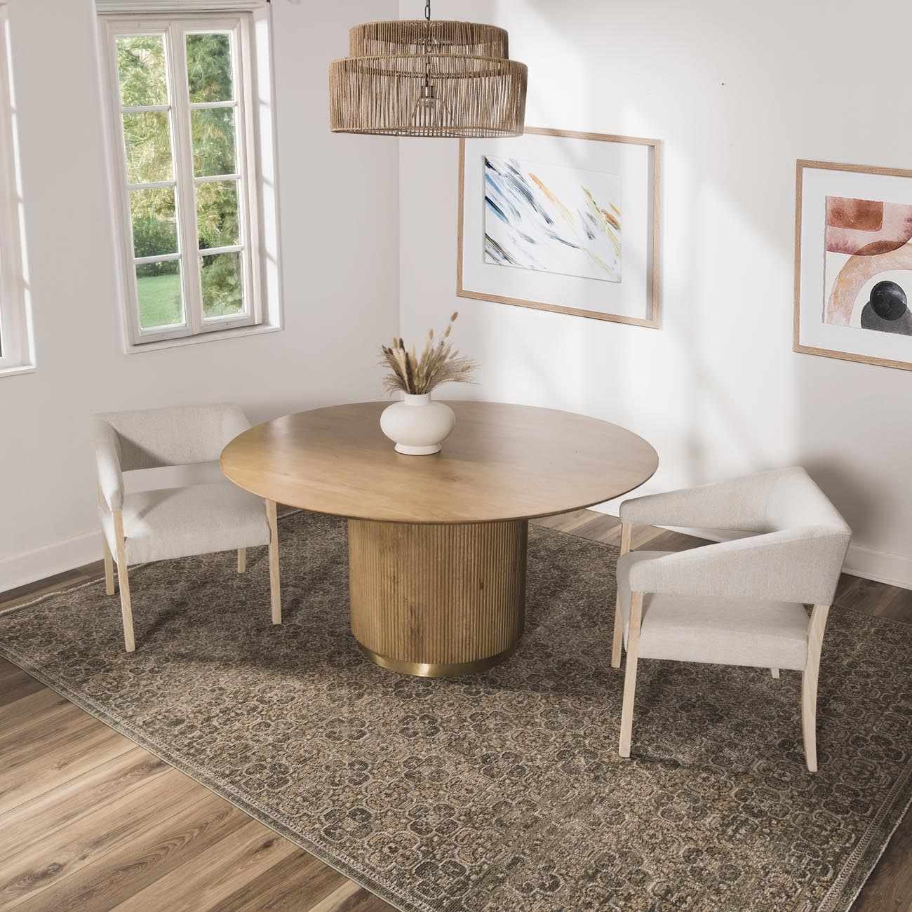 Galey Alix x Livabliss Vintage Oriental Boho Olive Myrtle Avenue II Area Rug - Image 2
