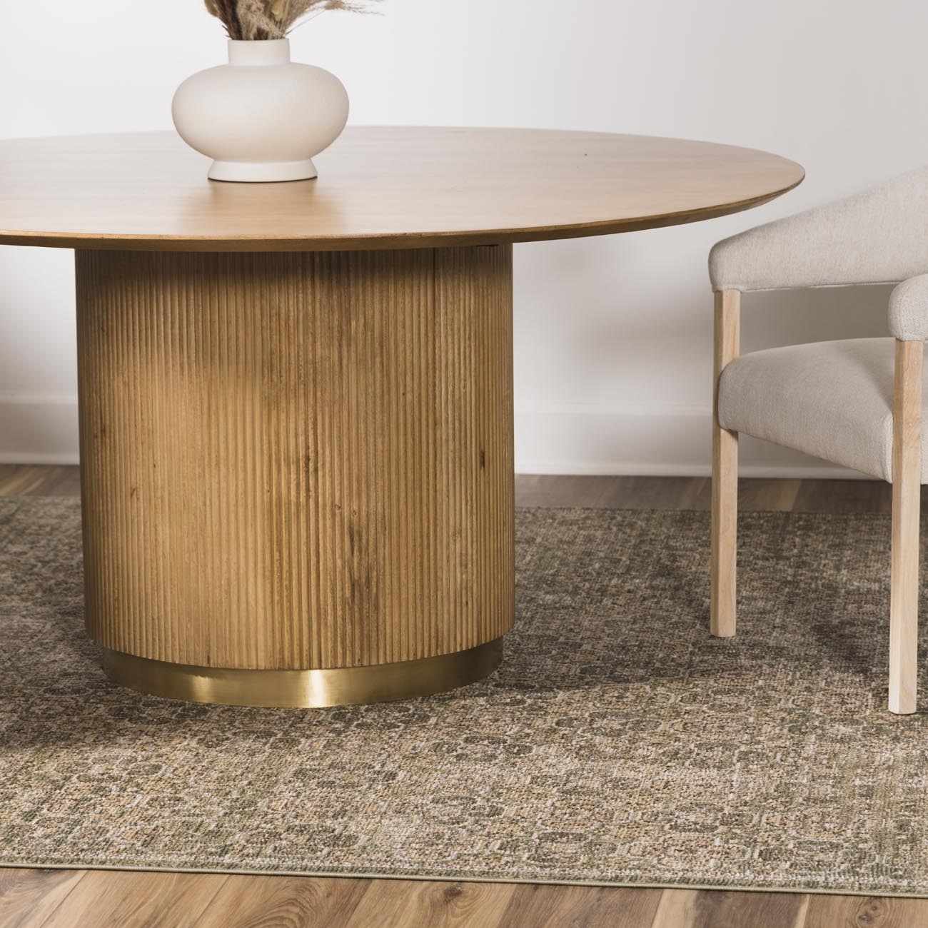 Galey Alix x Livabliss Vintage Oriental Boho Olive Myrtle Avenue II Area Rug - Image 3