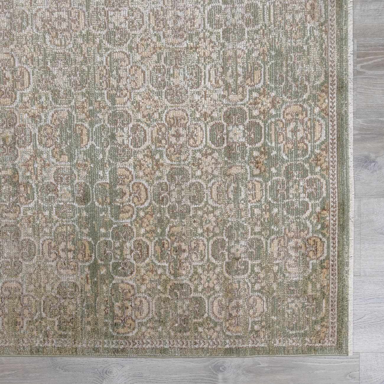 Galey Alix x Livabliss Vintage Oriental Boho Olive Myrtle Avenue II Area Rug - Image 8