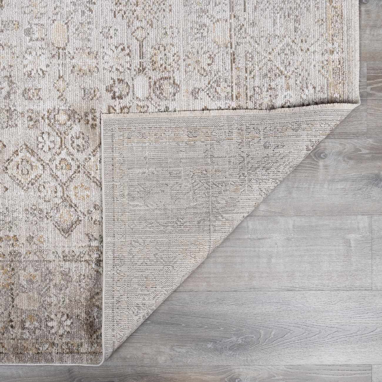 Galey Alix x Livabliss Vintage Oriental Boho Taupe/Cream Myrtle Avenue I Area Rug - Image 4