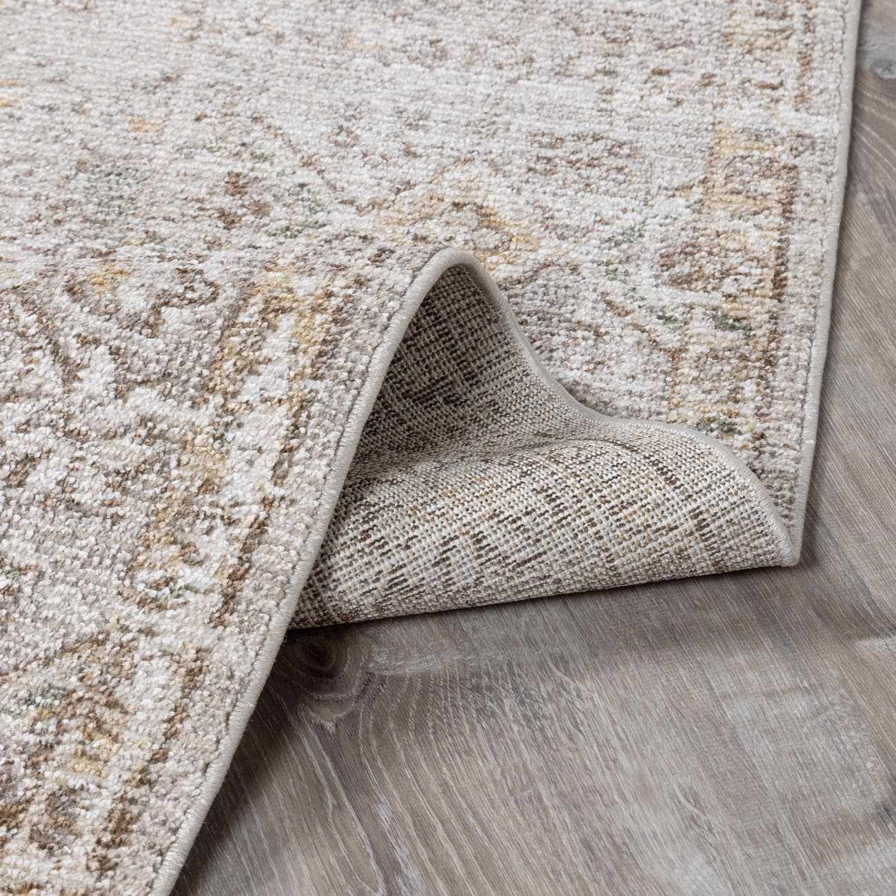 Galey Alix x Livabliss Vintage Oriental Boho Taupe/Cream Myrtle Avenue I Area Rug - Image 5