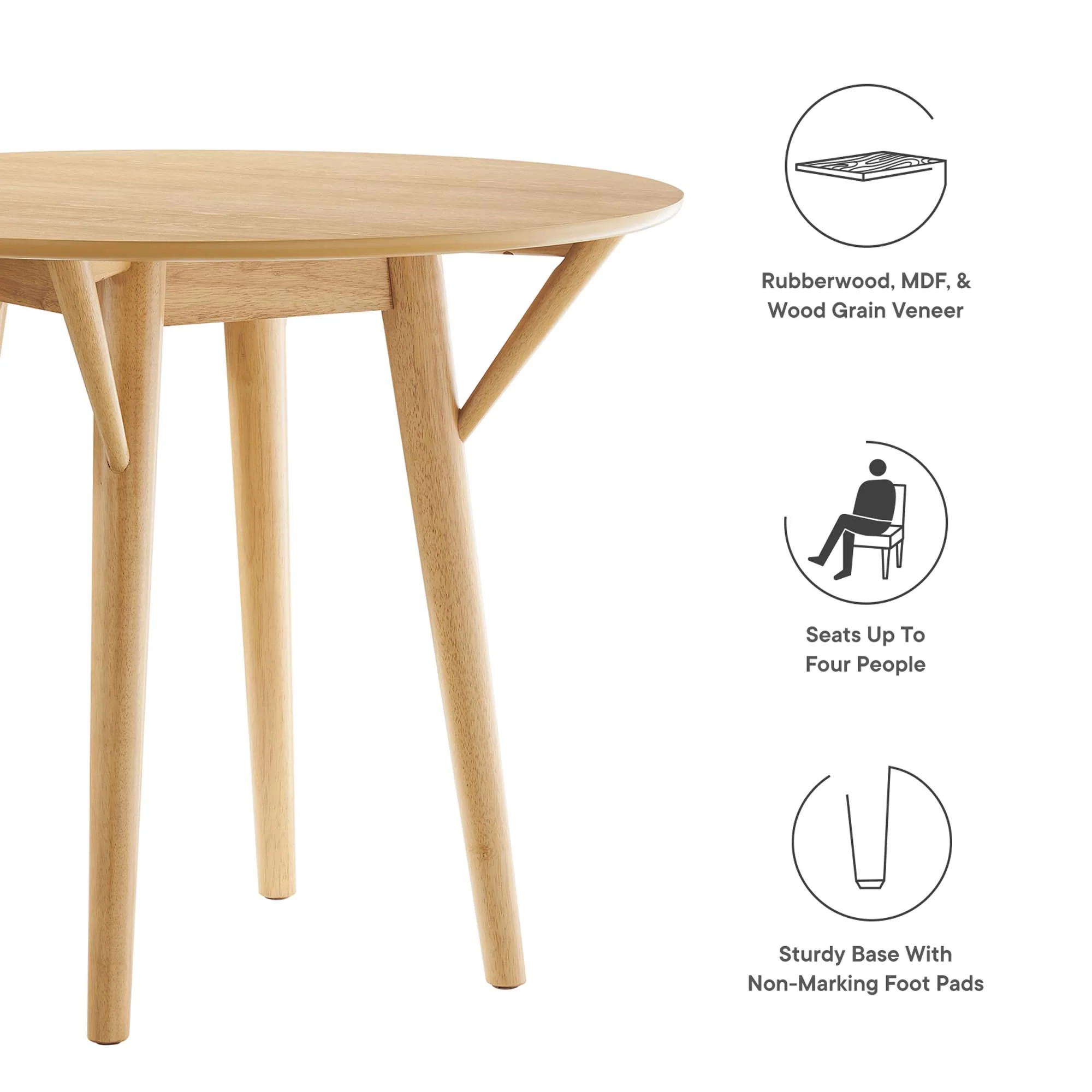 Gallant 36" Dining Table by Modway - Image 2