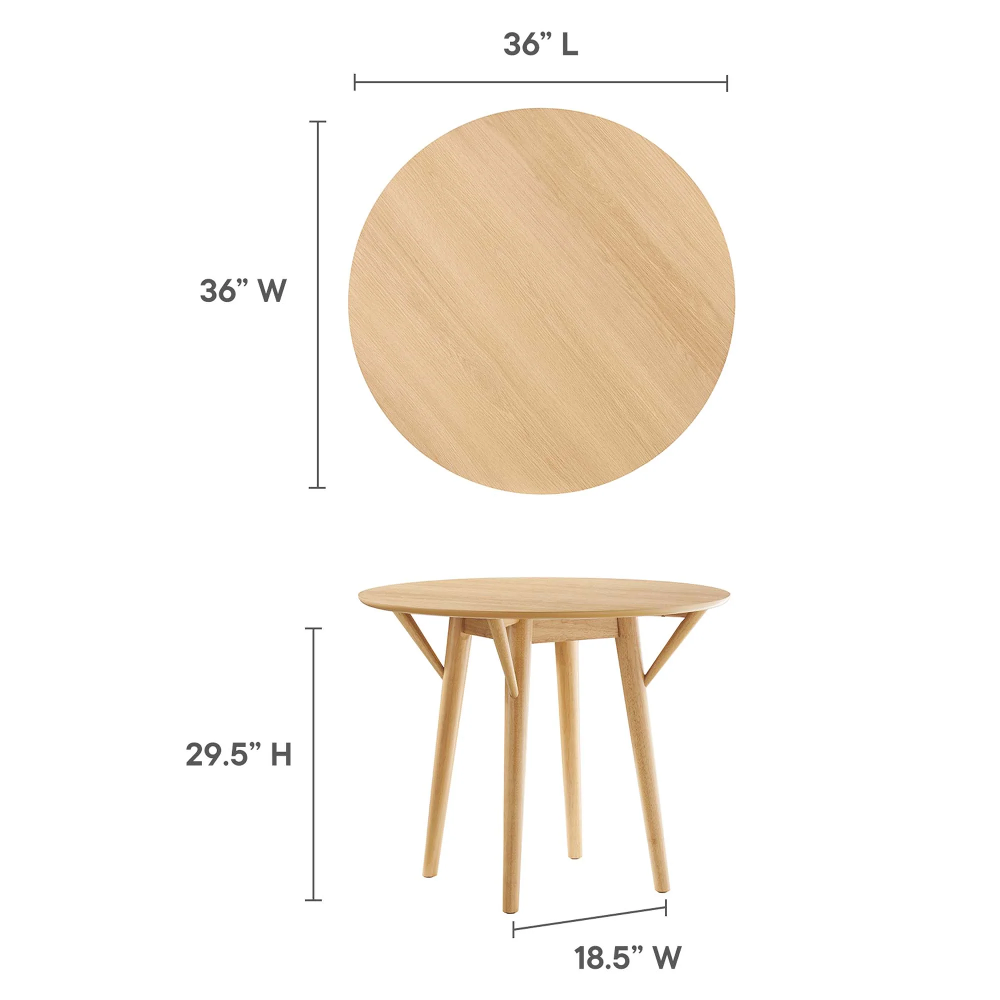 Gallant 36" Dining Table by Modway - Image 3