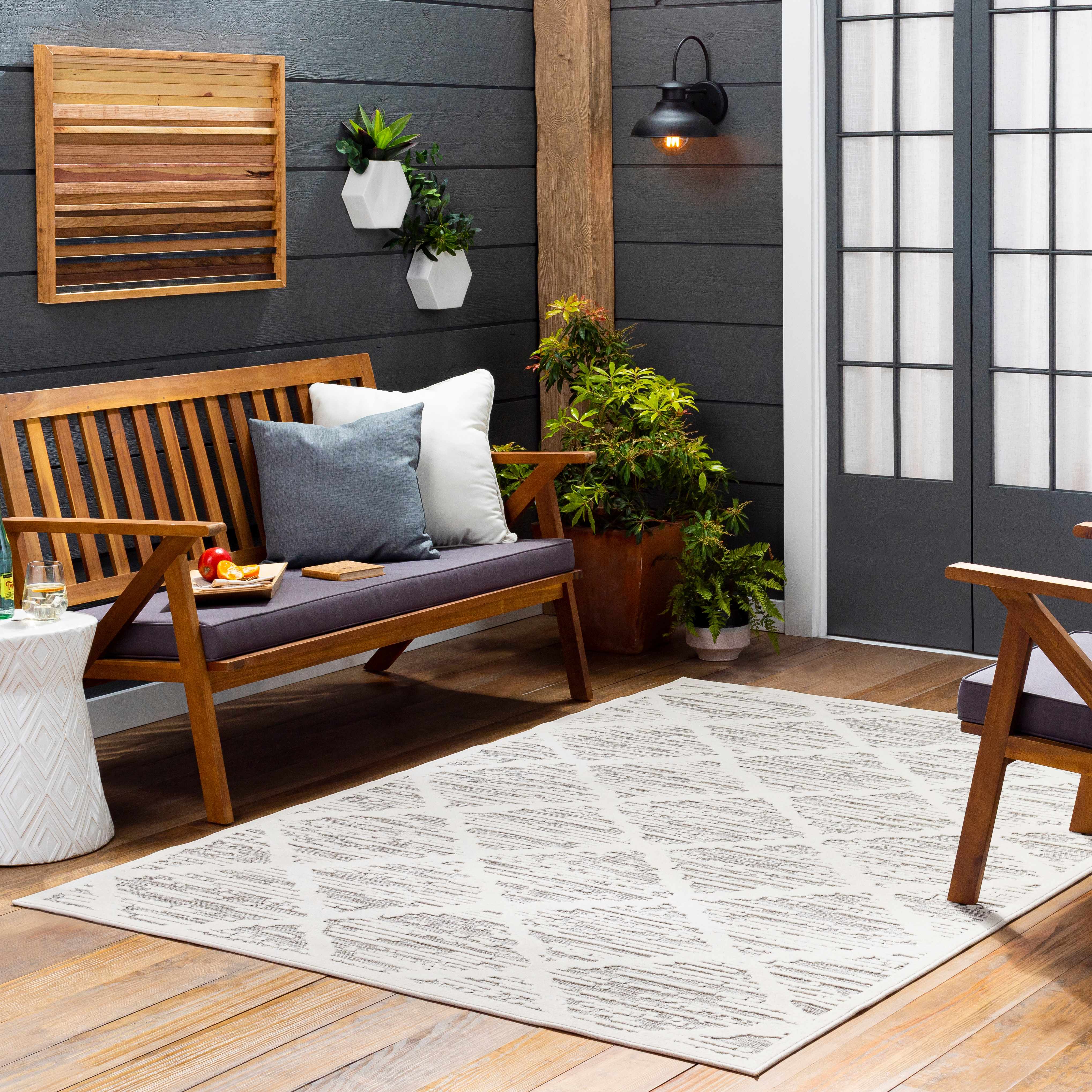 Gambang 3D Trellis Area Rug - Clearance - Image 2