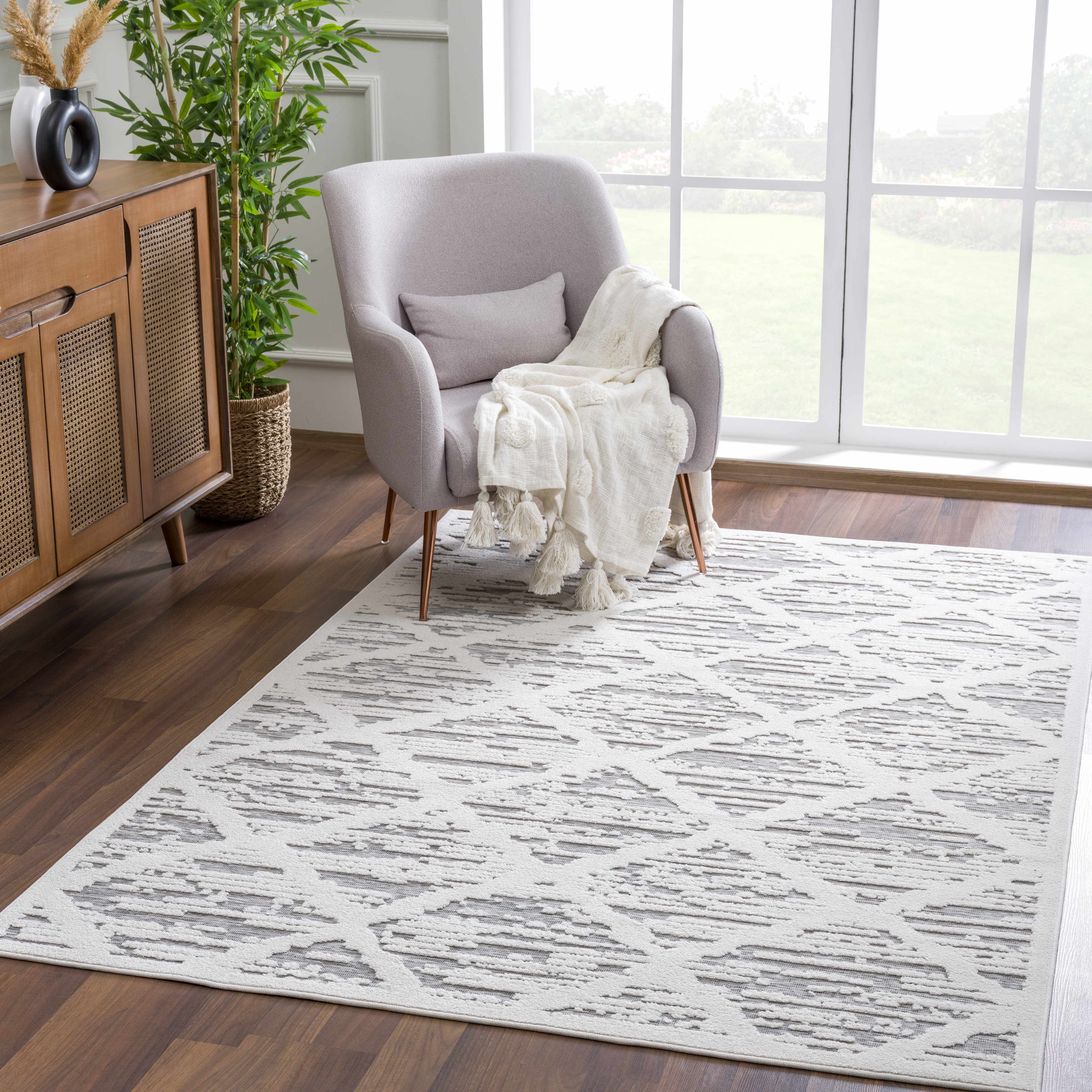 Gambang 3D Trellis Area Rug - Clearance - Image 23
