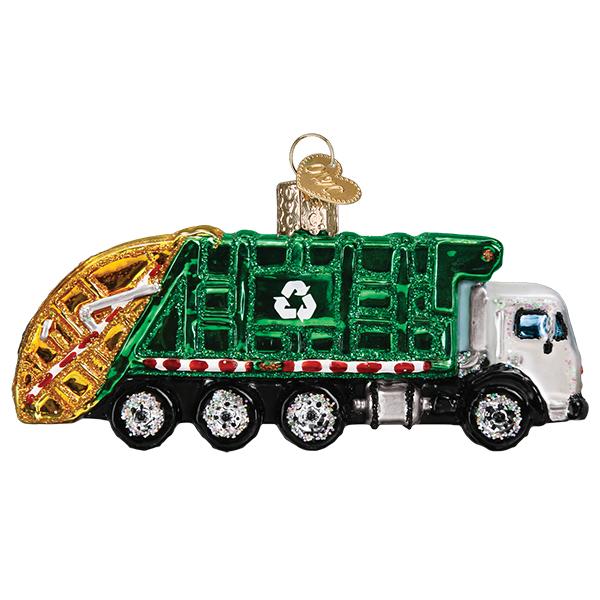 Garbage Truck Ornament - Image 3