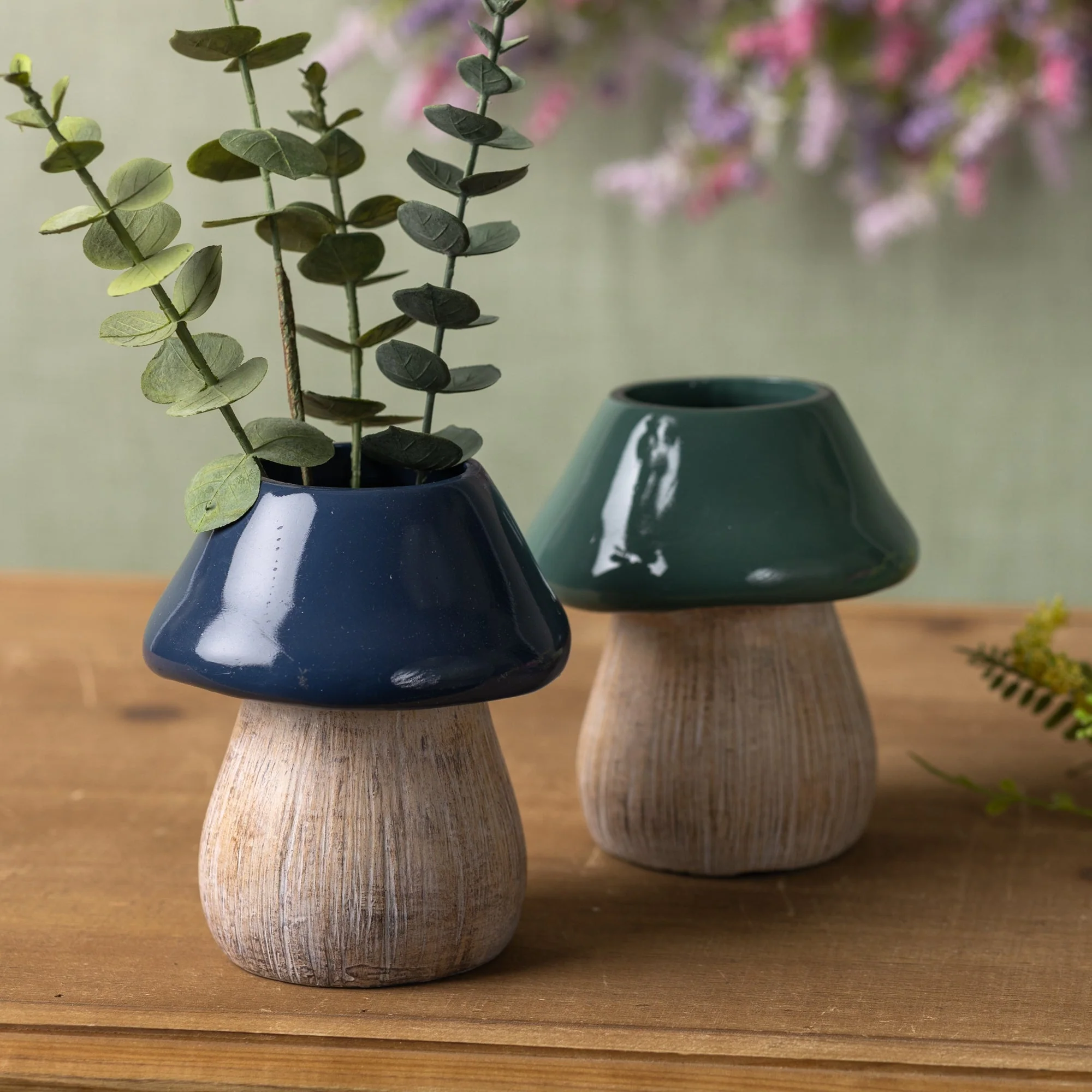 Garden Mushroom Planter (Set of 2) - Image 2