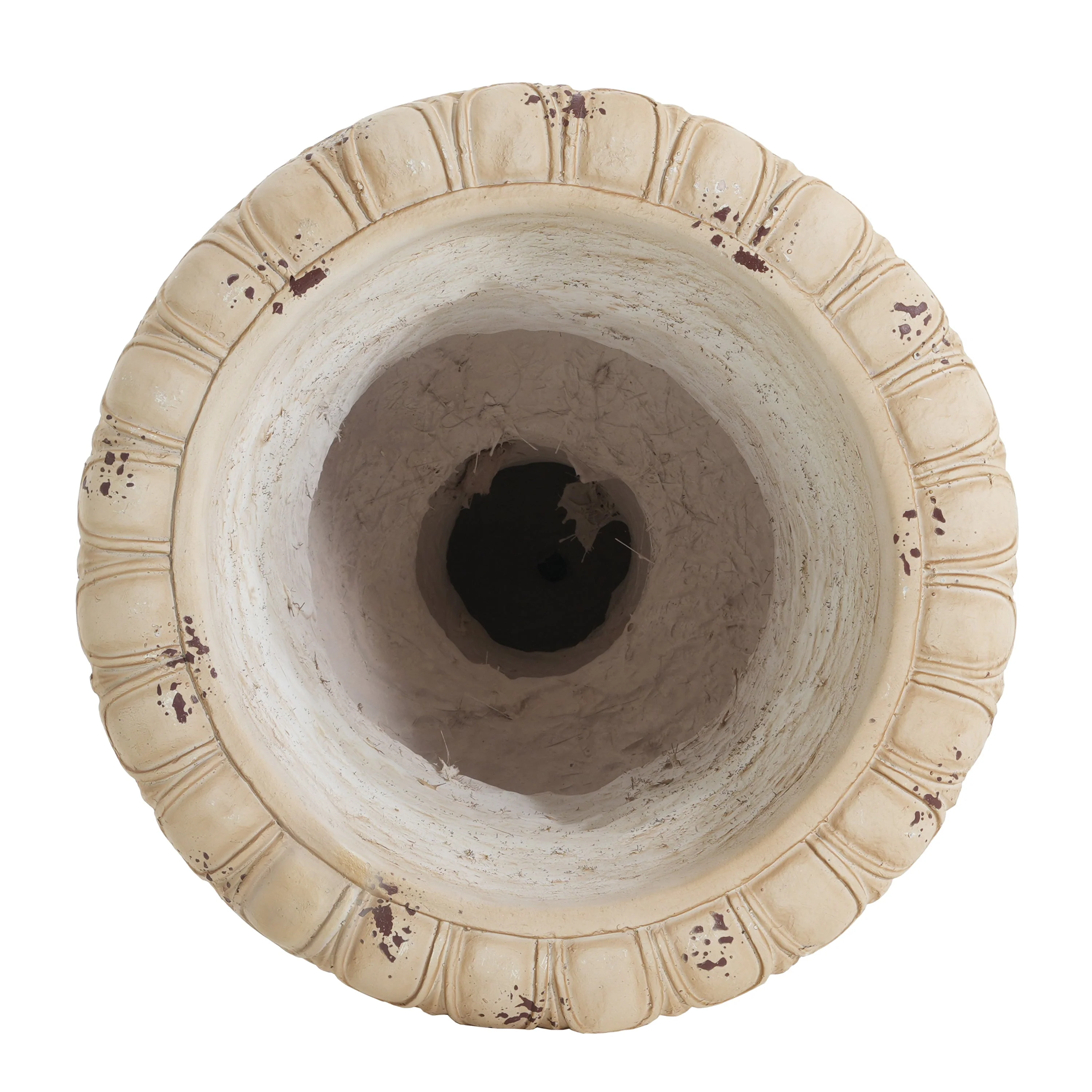 Garden Urn, Antique White, 27" H - Image 11