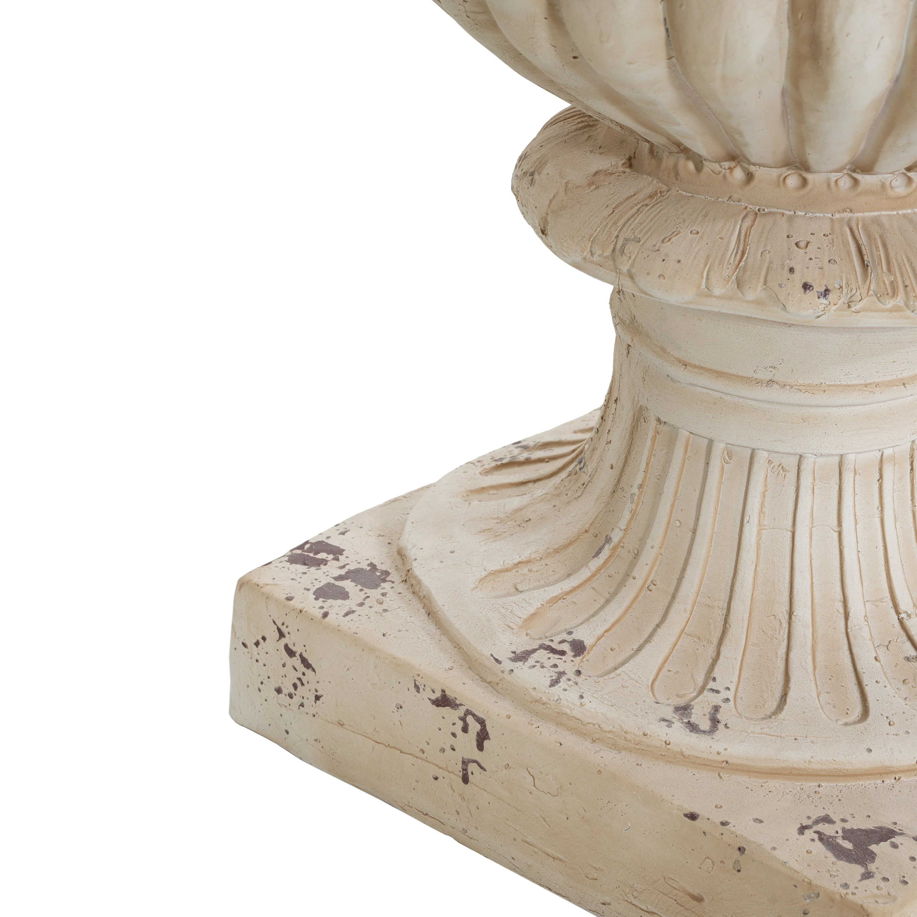 Garden Urn, Antique White, 27" H - Image 5