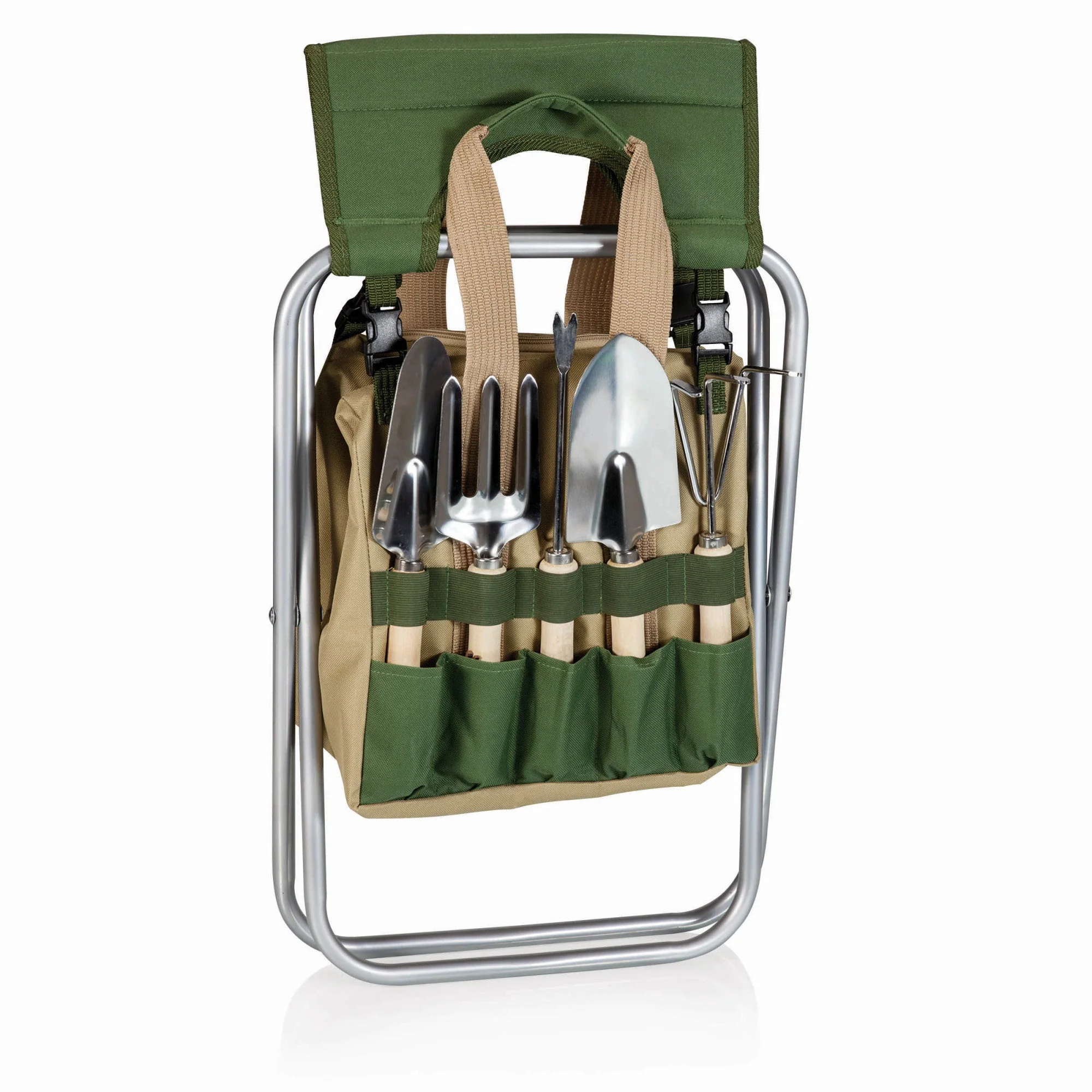 Gardener Folding Seat with Tools - Image 6