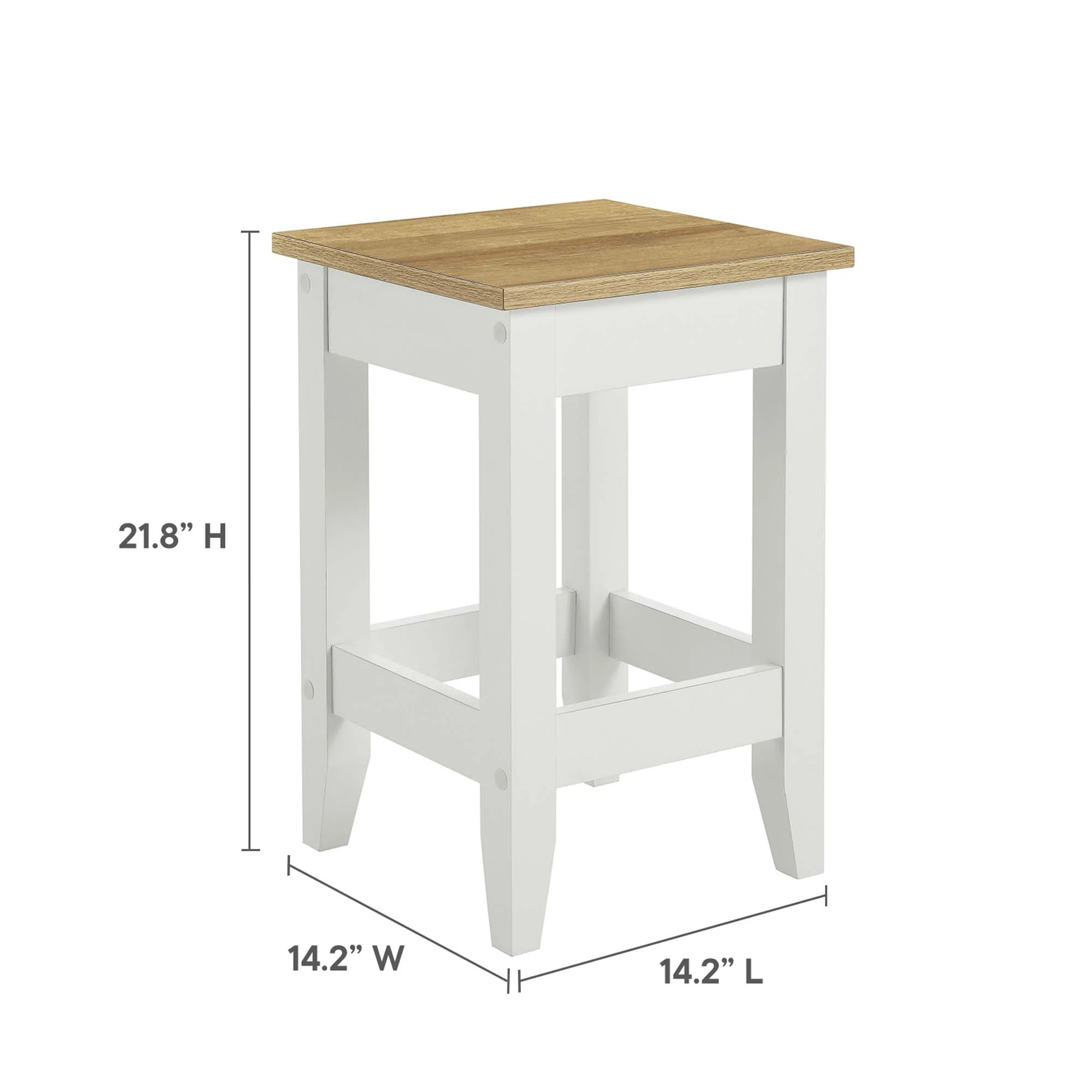 Garland 3-Piece Kitchen Island and Stool Set by Modway - Image 4