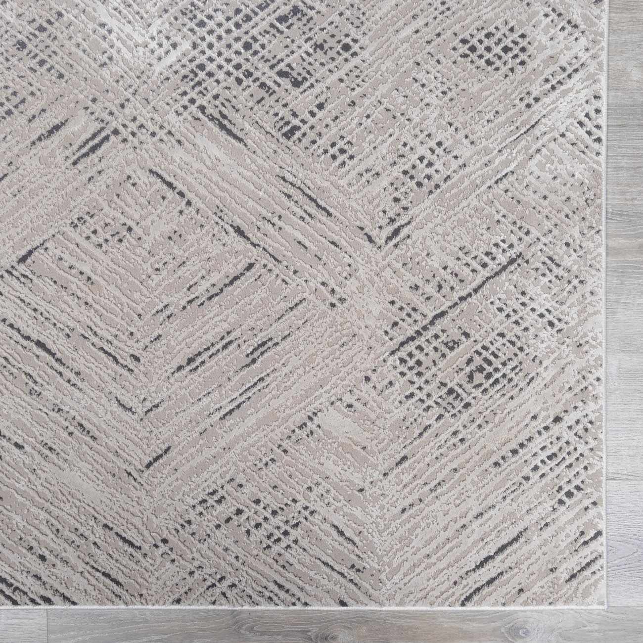 Garza Diamond Textured Washable Rug - Image 11