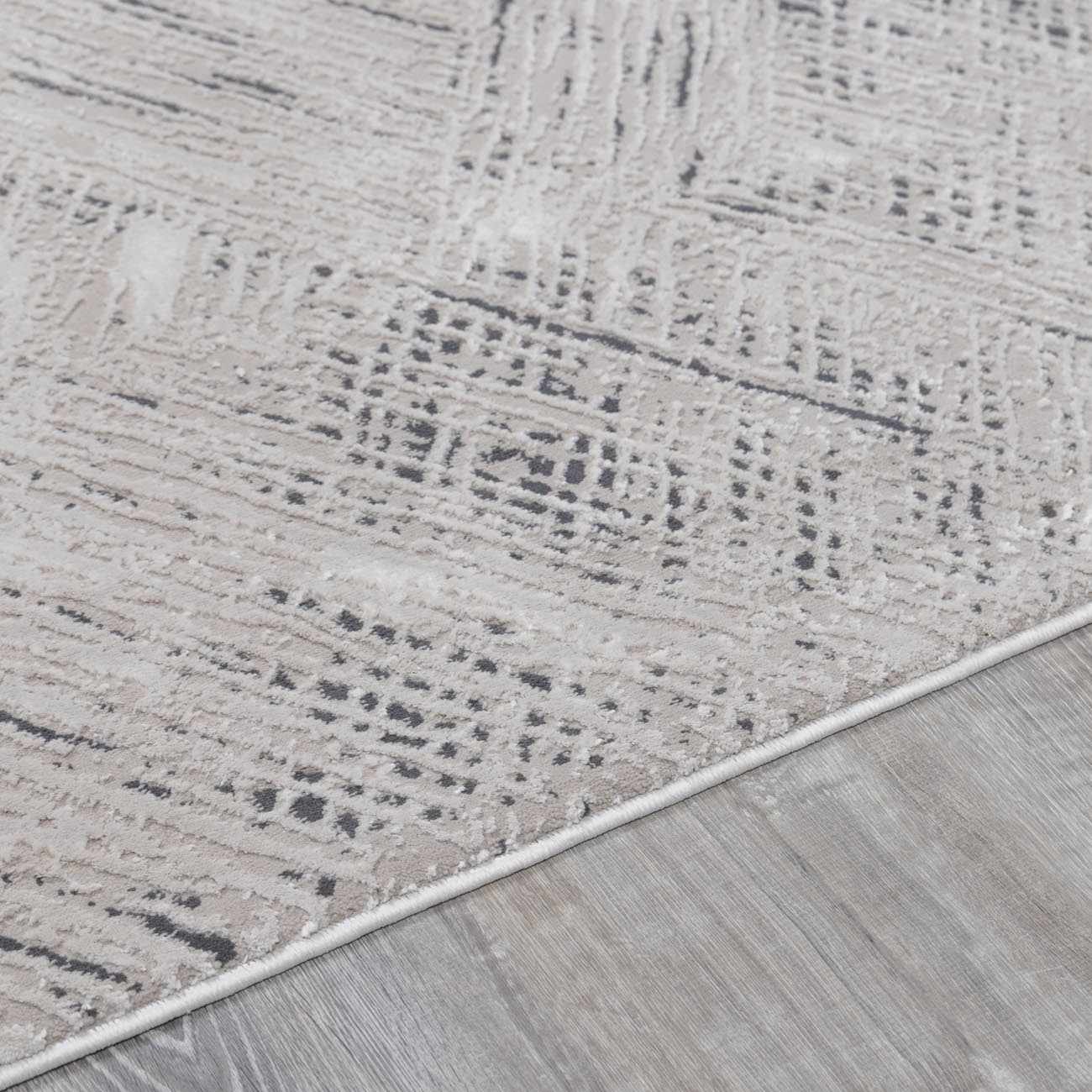 Garza Diamond Textured Washable Rug - Image 13