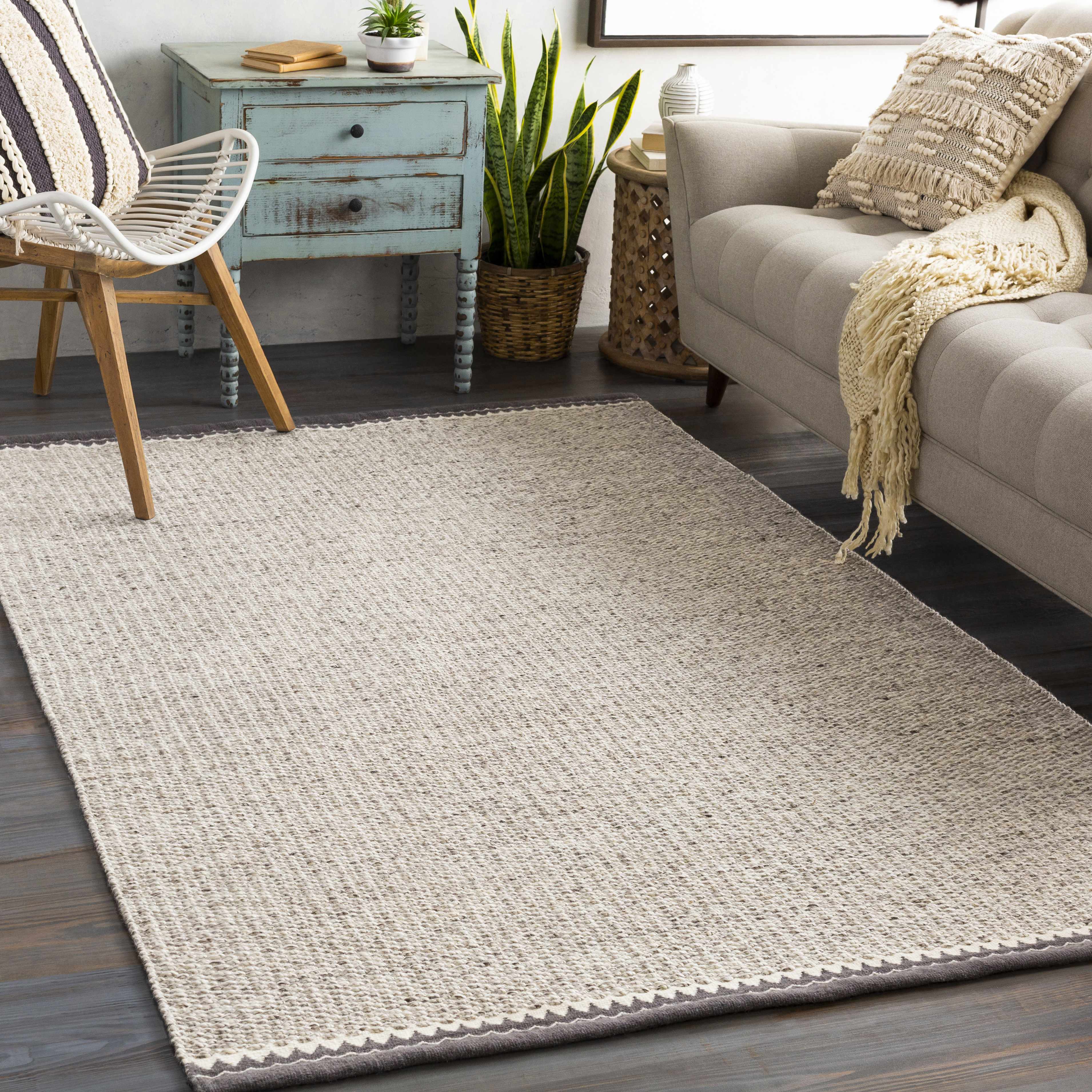 Gateway Neutral Wool Rug - 2x3 Clearance - Image 2