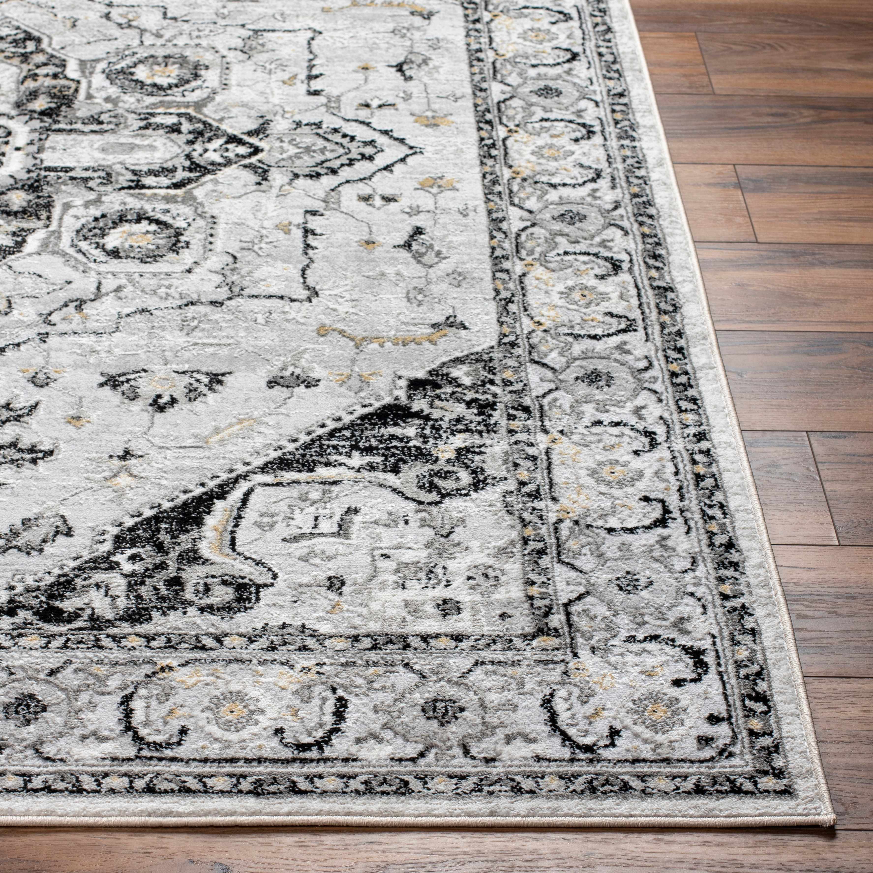 Gauri Gray Medallion Area Rug - Clearance - Image 3