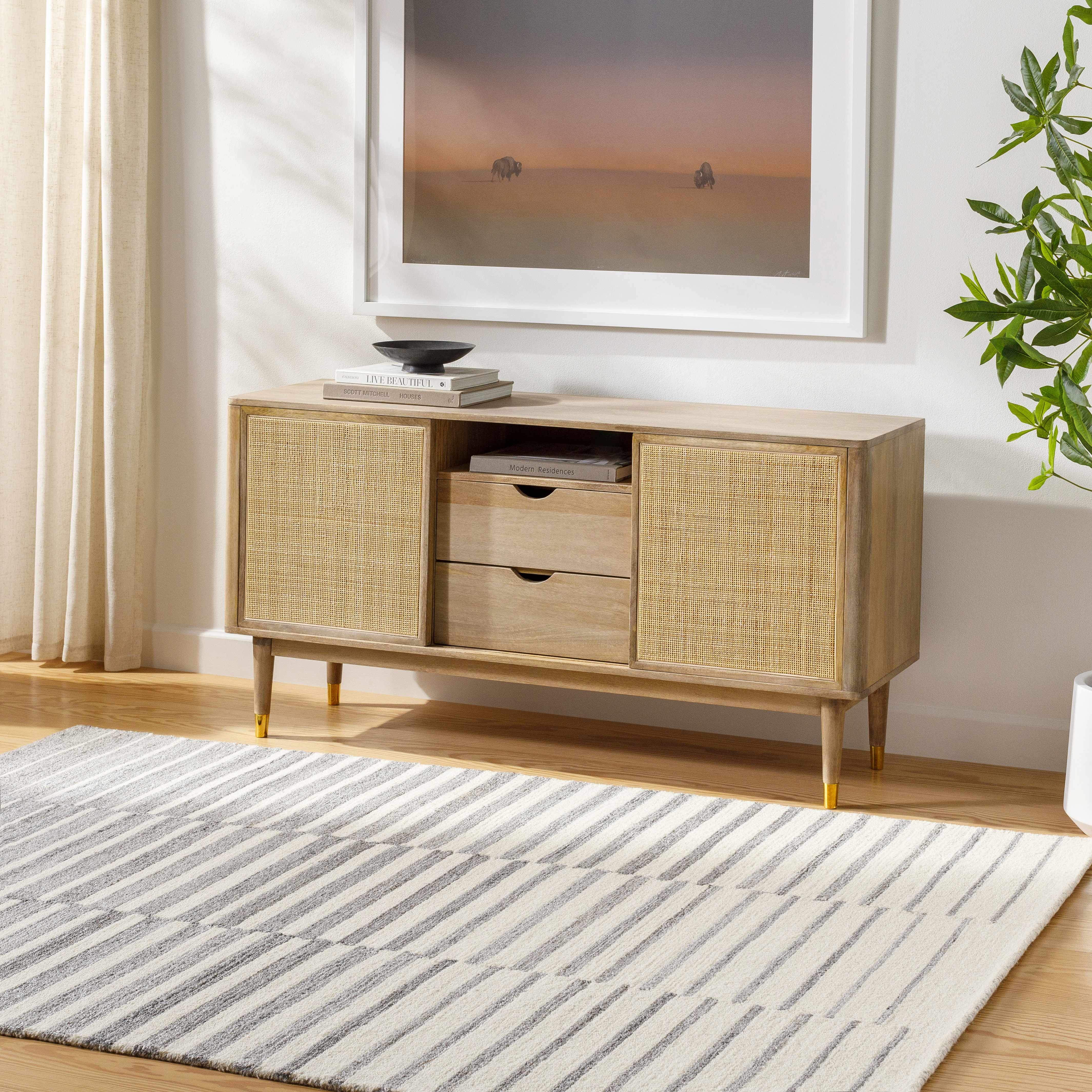 Gawel Gray Area Rug - Clearance - Image 2