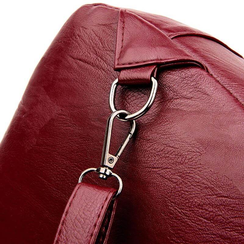 Genuine Leather Backpack for Women Water Resistant Anti Theft Travel Bag - Image 24