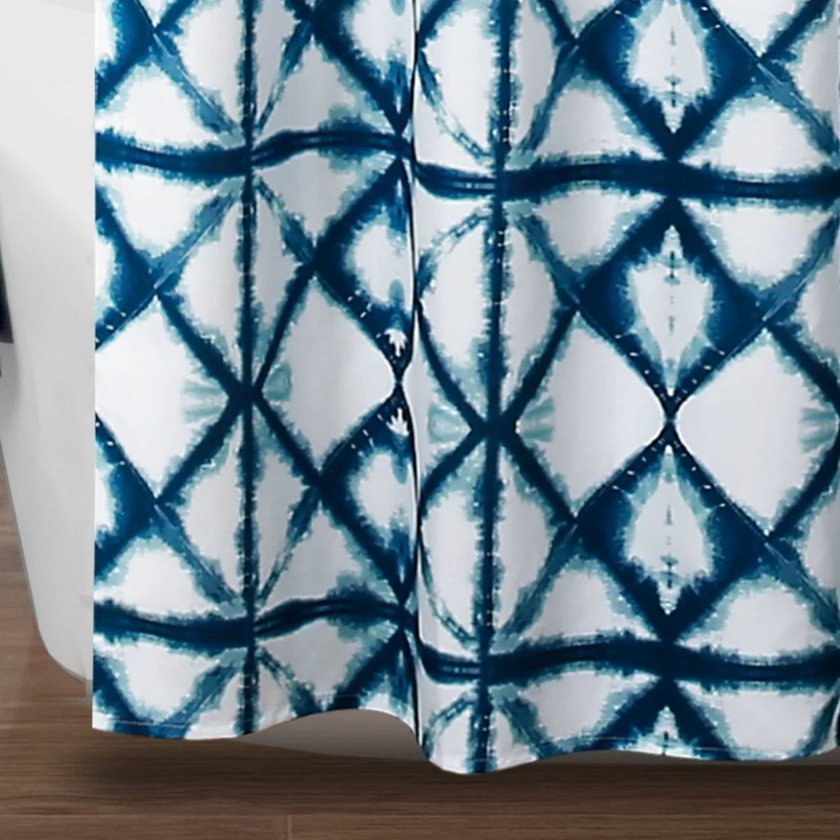 Geo Shibori Shower Curtain - Image 3