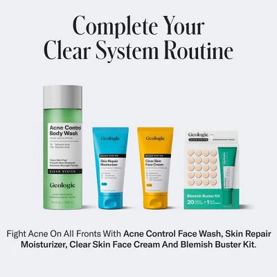 Geologie Clear System Acne Control Face Wash 6 fl oz - New - Image 7
