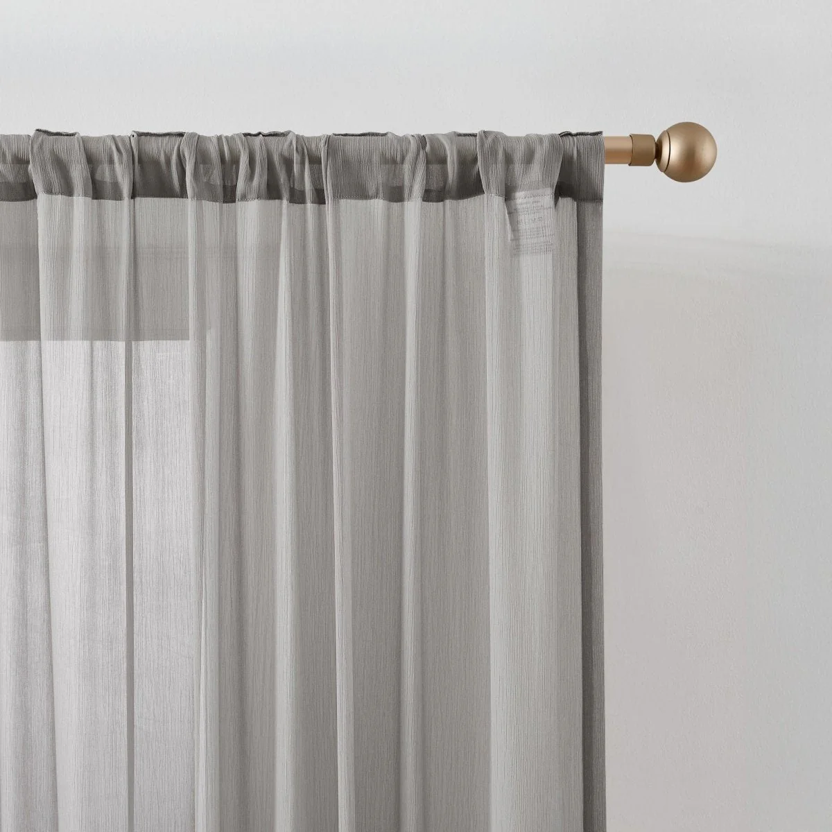 Georgette Sheer Curtain Panels - Image 12