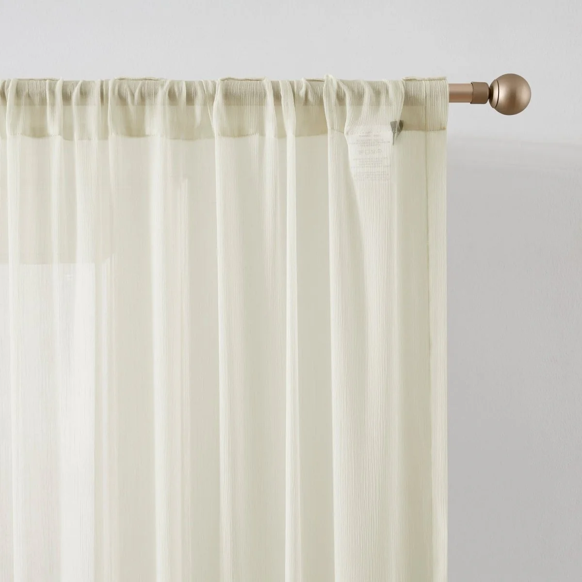 Georgette Sheer Curtain Panels - Image 4