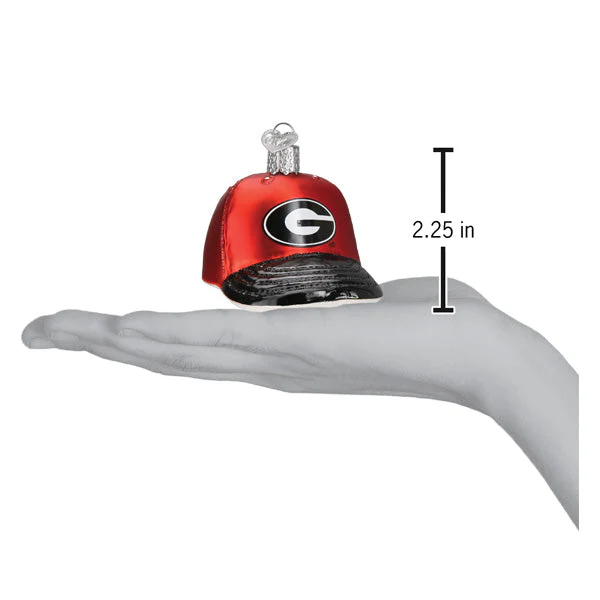 Georgia Baseball Cap Christmas Ornament - Image 4