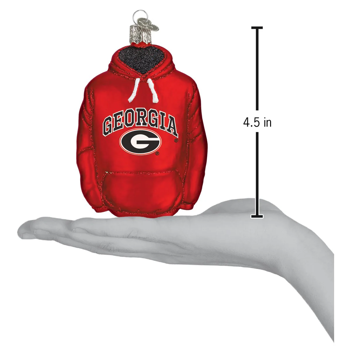 Georgia Hoodie Christmas Ornament - Image 4