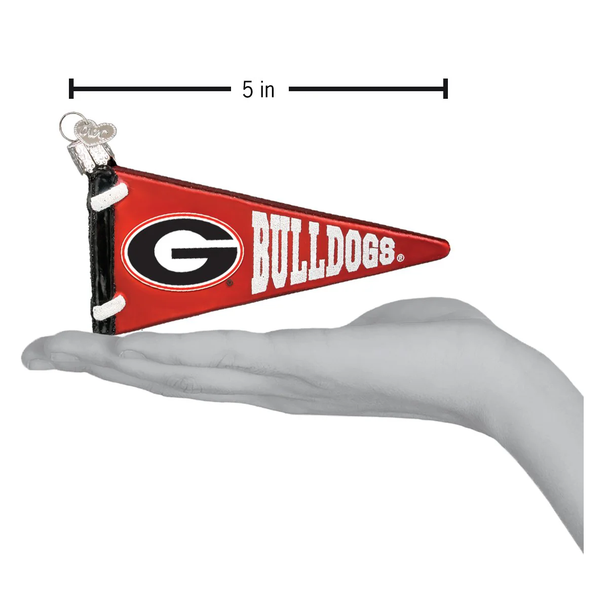 Georgia Pennant Christmas Ornament - Image 4