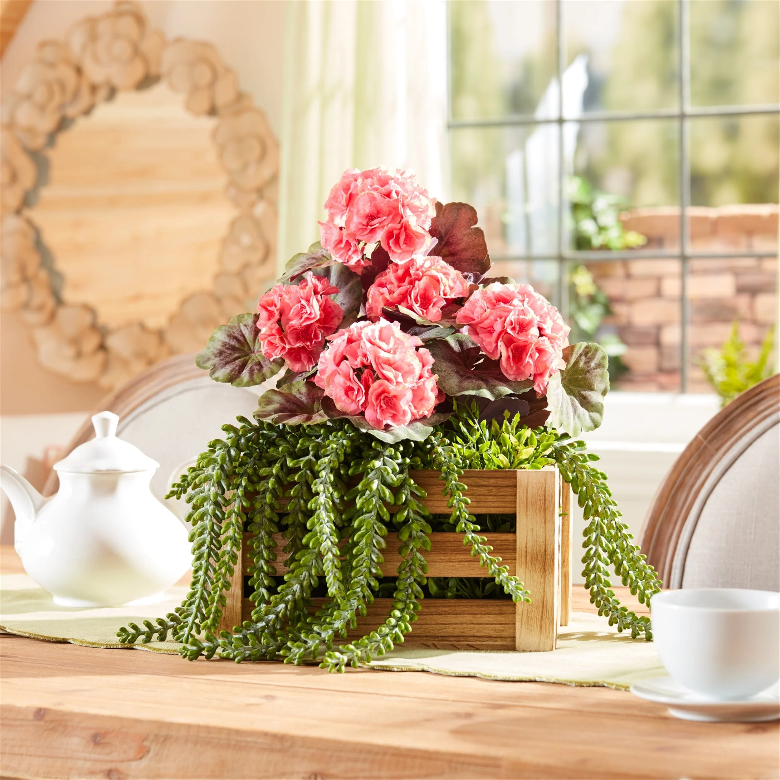 Geranium Floral Bush (Set of 2) - Image 4