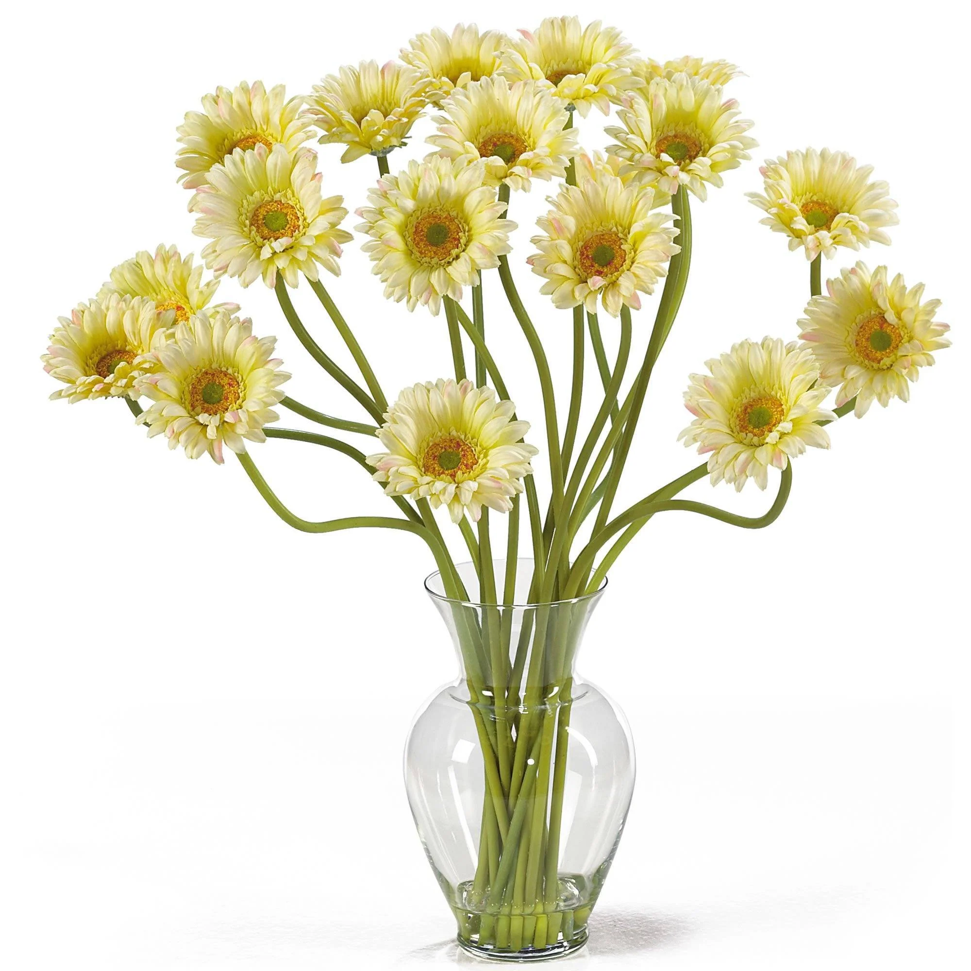 Gerber Daisy Liquid Illusion Silk Flower Arrangement - Image 3