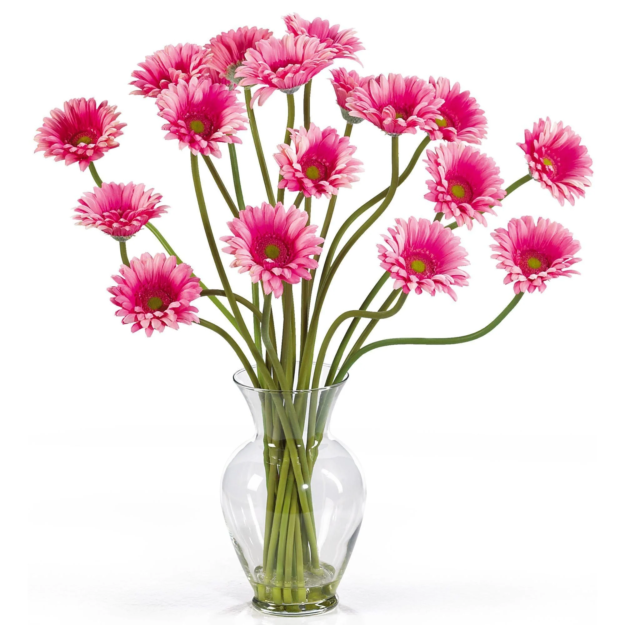 Gerber Daisy Liquid Illusion Silk Flower Arrangement - Image 4