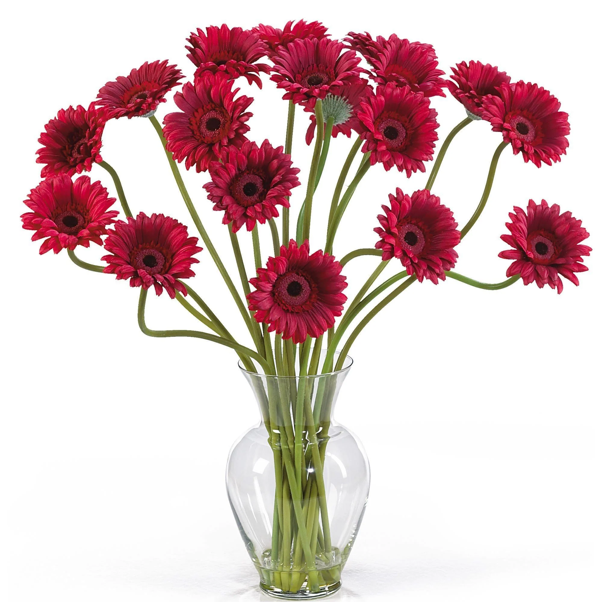 Gerber Daisy Liquid Illusion Silk Flower Arrangement - Image 5