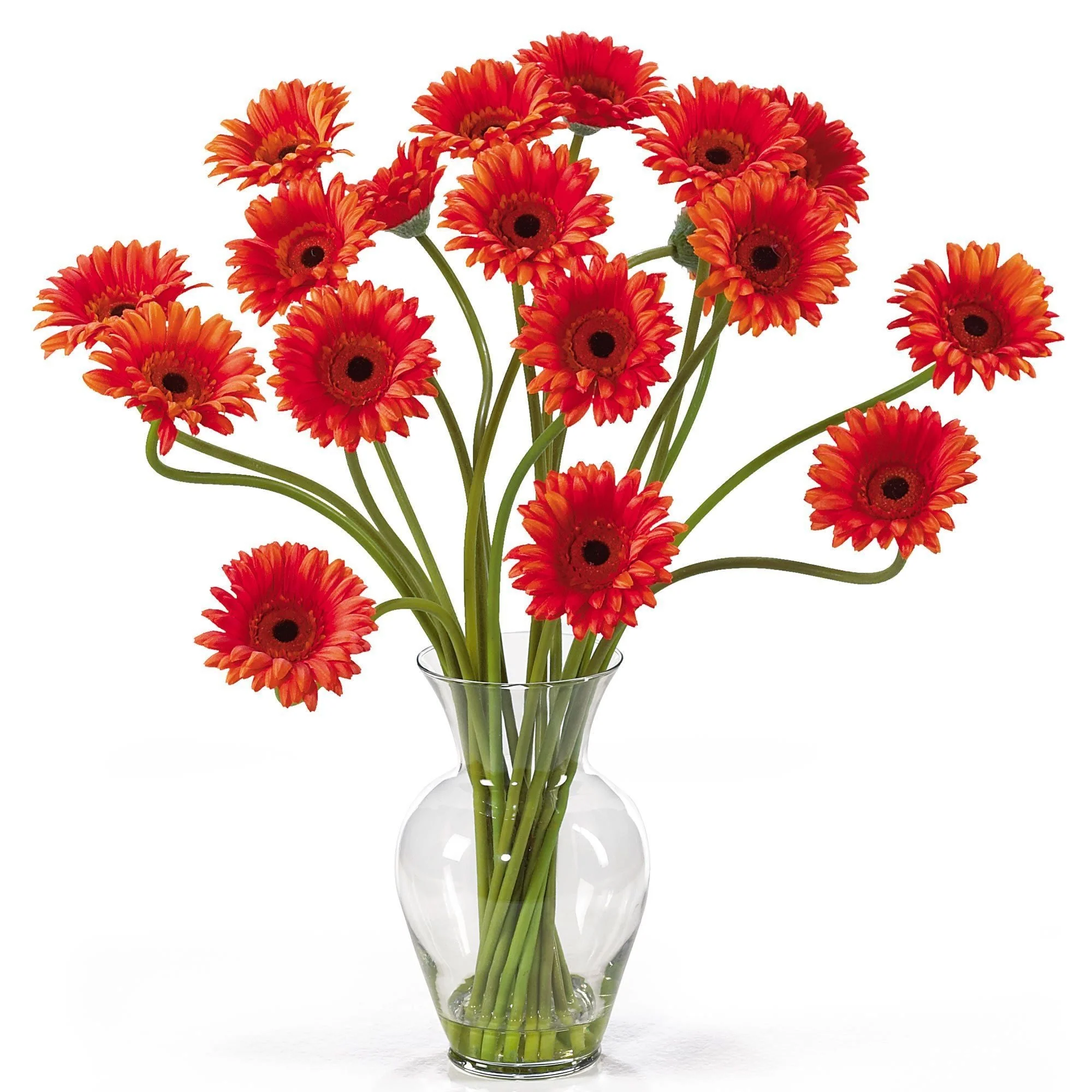 Gerber Daisy Liquid Illusion Silk Flower Arrangement - Image 7